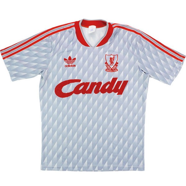 Maillot Football Liverpool Exterieur Retro 1989 1990 Rouge